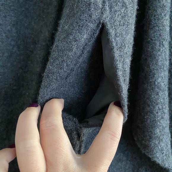 Parkhurst Sweater Size Small Grey 100% Wool Open Front Cardigan Thick Cozy - Picture 5 of 10